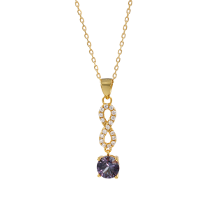 collar-infinito-gold-de-plata