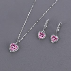 set-de-corazon-de-plata-rosado
