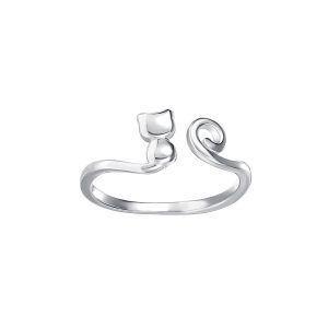 Anillo Gatito Minimalista