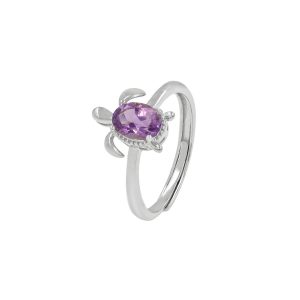 Anillo Tortuga Amatista