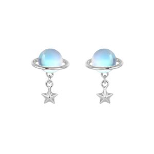 Aretes Saturno Silver